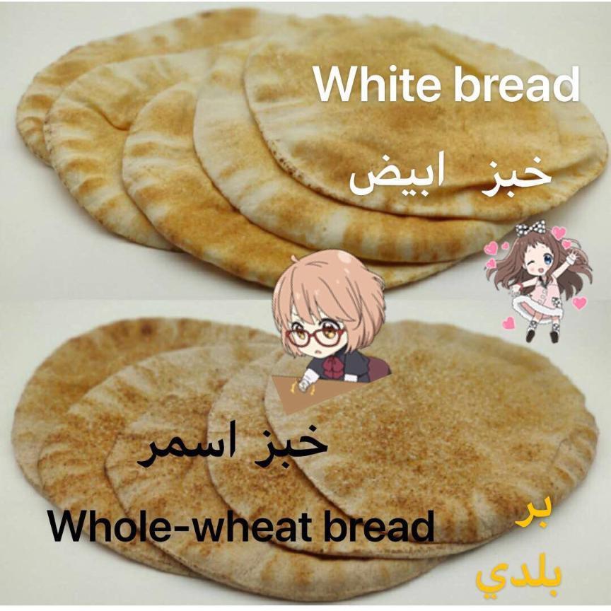 阿拉伯大饼卷饼面包皮塔饼  arabic pita bread 包张 161010