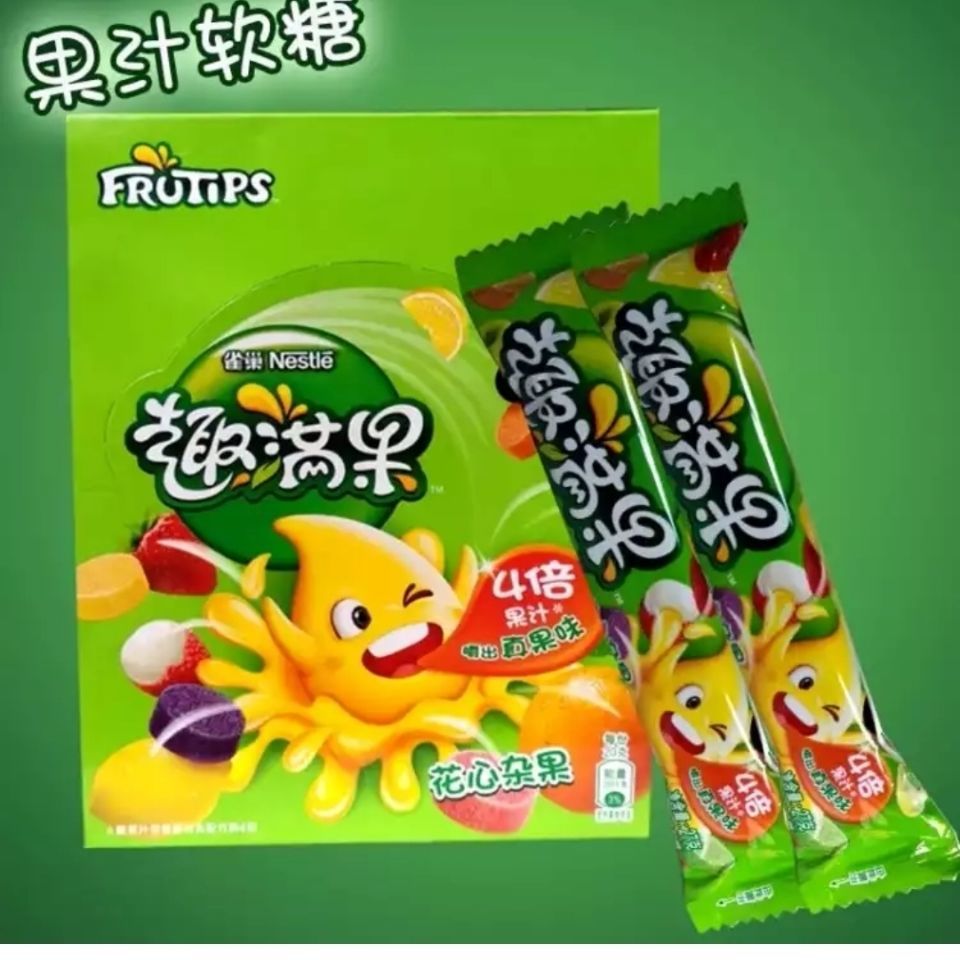 雀巢(nestle) 趣满果 情迷热带混 糖果 果汁软糖