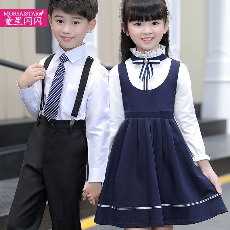儿童晚会演出服小学生表演服装舞蹈裙女童合唱团服装