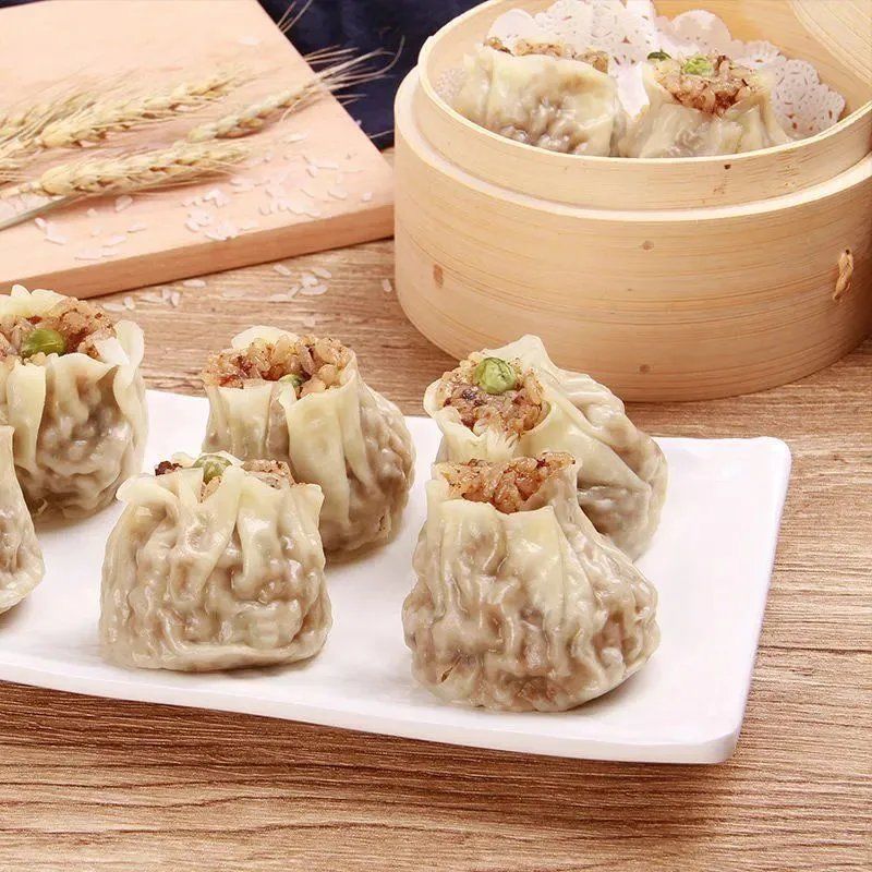 糯米烧卖重油烧麦1kg武汉过早小吃速冻蒸煮早餐食材速食糯米烧梅