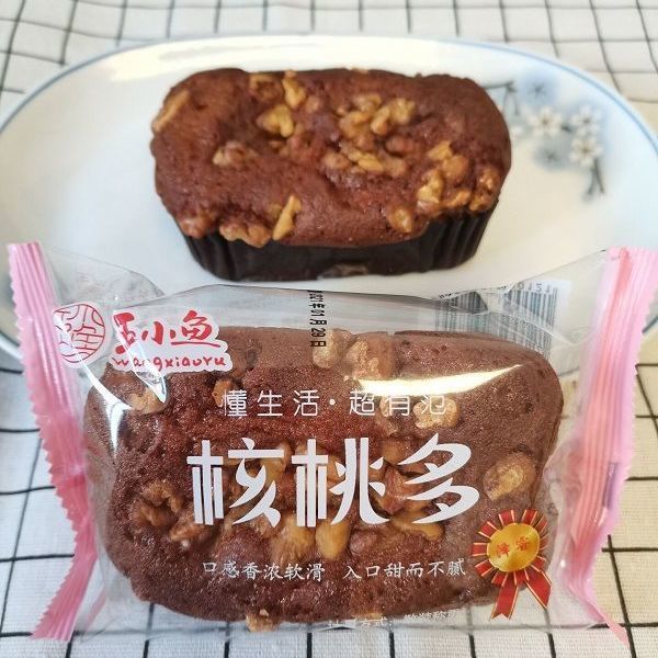 王小鱼核桃枣糕老北京红枣面包核桃红枣糕抗饿充饥传统糕点小吃