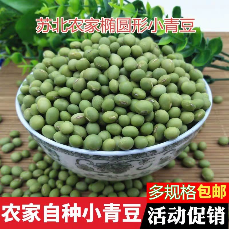 2021年新小青豆5斤农家自种生青豆干青豆青皮青仁双青豆黄豆250克