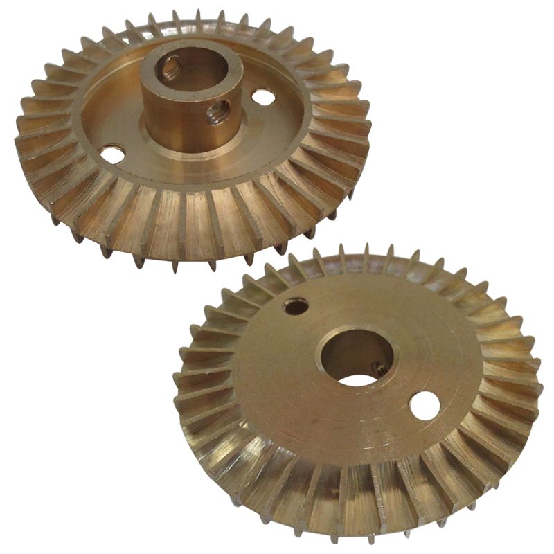 自吸泵叶轮增压泵自动泵管道泵自吸泵铜叶轮水泵配件单双面铜轮