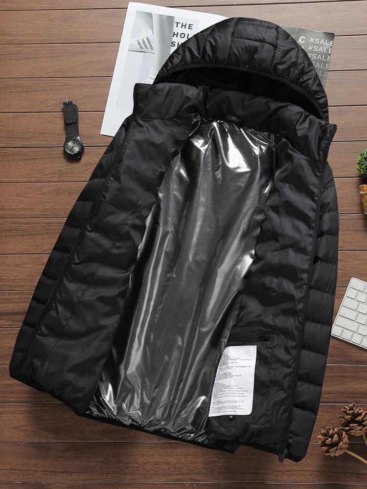 智能充电加热棉衣情侣轻薄棉服男女电热衣服发热外套电暖棉袄