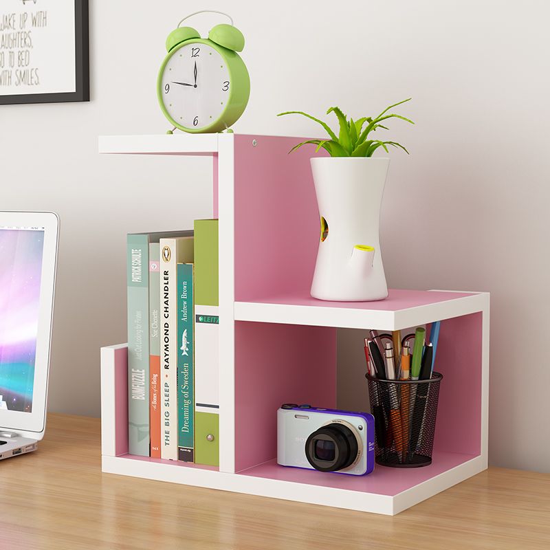 Creative small bookshelf desktop, office, home desk shelf, student simple bookcase, multi-layer large space storage shelf