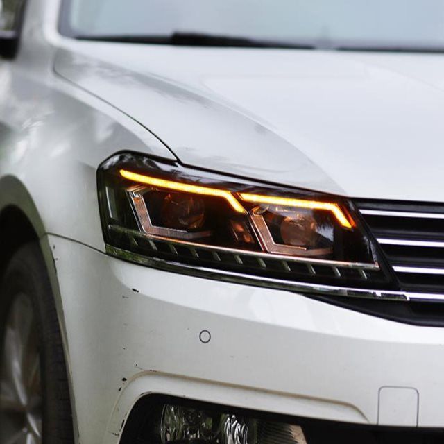 大众朗逸大灯总成1518款朗行朗境朗逸启航改装氙气led大灯日行灯