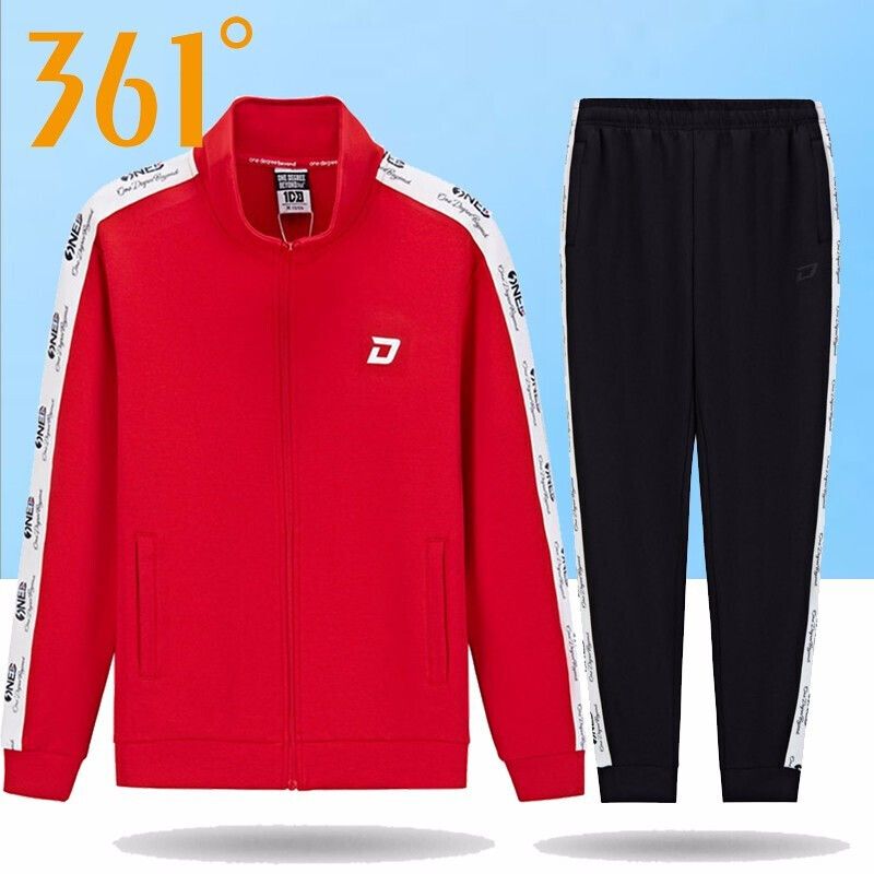 361运动套装男两件套2019秋季新品学生潮时尚韩版休闲二件套男