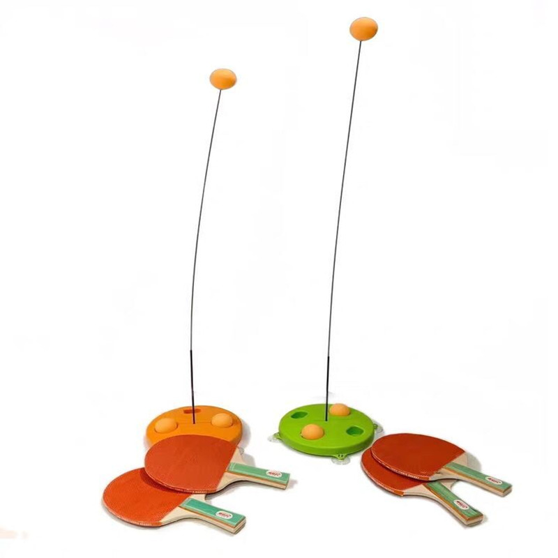 弹力软轴乒乓球训练器吸盘式儿童防近视室内玩具网红家用自练神器