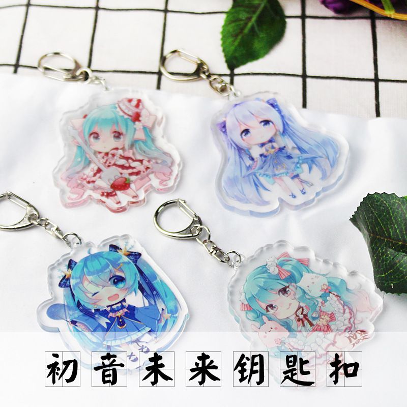 v家亚克力挂件钥匙扣痛包挂饰初音洛天依未来镜音铃镜音连周边