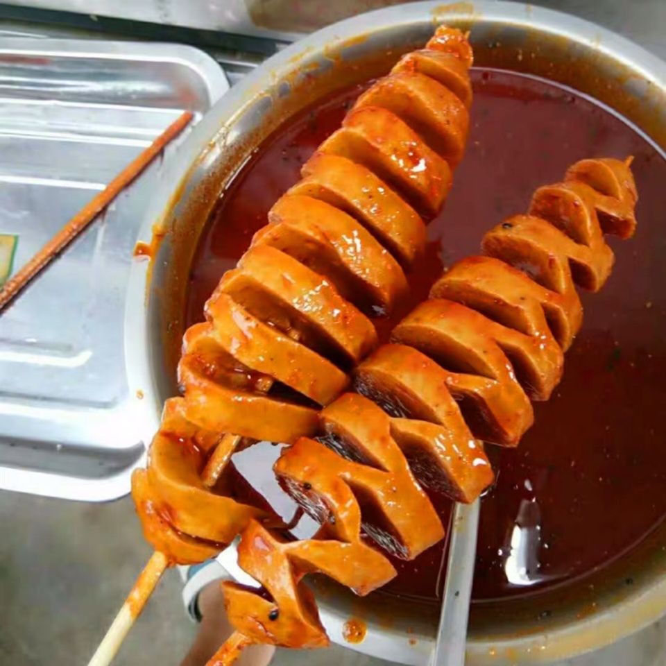 清真烤面筋串烧烤食材冷冻半成品手工面筋豆制品50支包邮