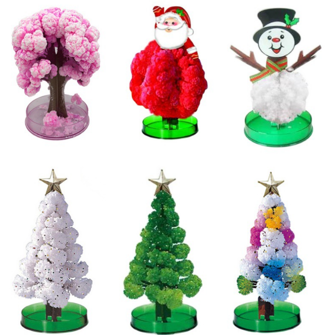 magic growing christmas tree crystal gift toy xmas party