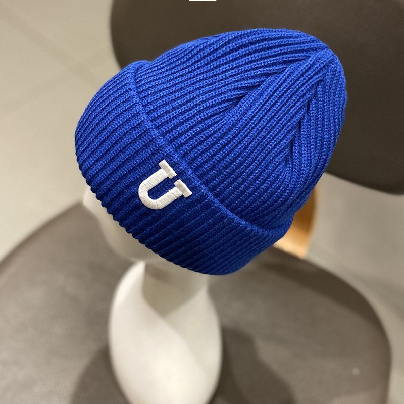 Cappello versatile Lettera ispessita per bambini Mostra viso Piccolo cappello di lana Versione coreana Moda Autunno e inverno Orecchio caldo_voghion.com