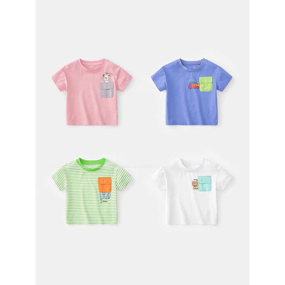 儿童短袖T恤夏季3宝宝半袖上衣2022新款童装小童体恤夏装男童衣服