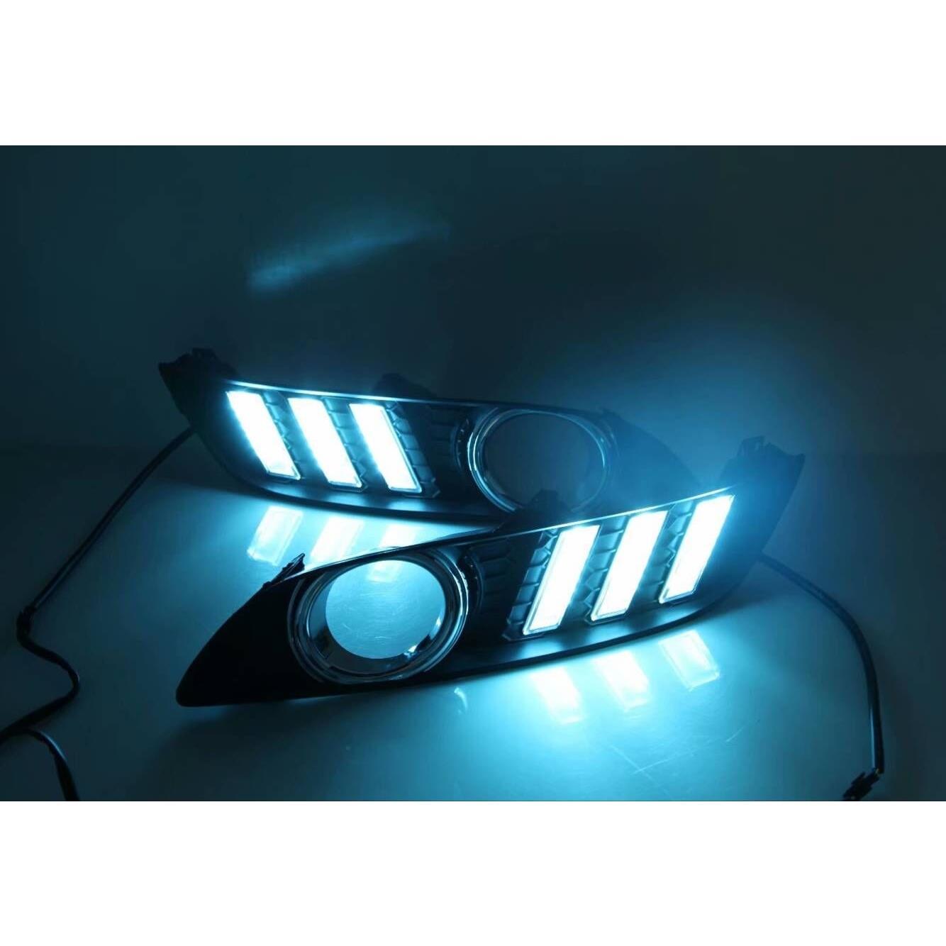 日产新轩逸日行灯12-15款轩逸专用led日间行车灯雾灯改装车外灯