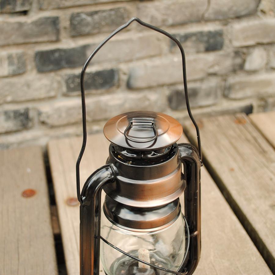 经典怀旧煤油灯 手提马灯 桅灯营地灯(道具陈列品)颜色齐全25cm