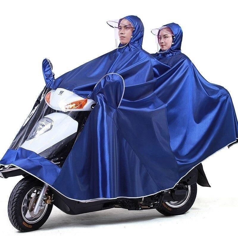 南极.人雨衣电动车摩托车雨披电瓶车成人加大厚雨披单人双人男女士