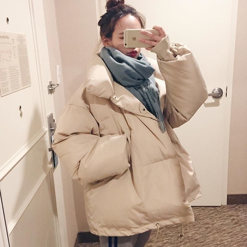 Cotton padded jacket women's 2020 new Korean version net red winter clothing student's bread jacket cotton padded jacket thickened short loose cotton padded jacket