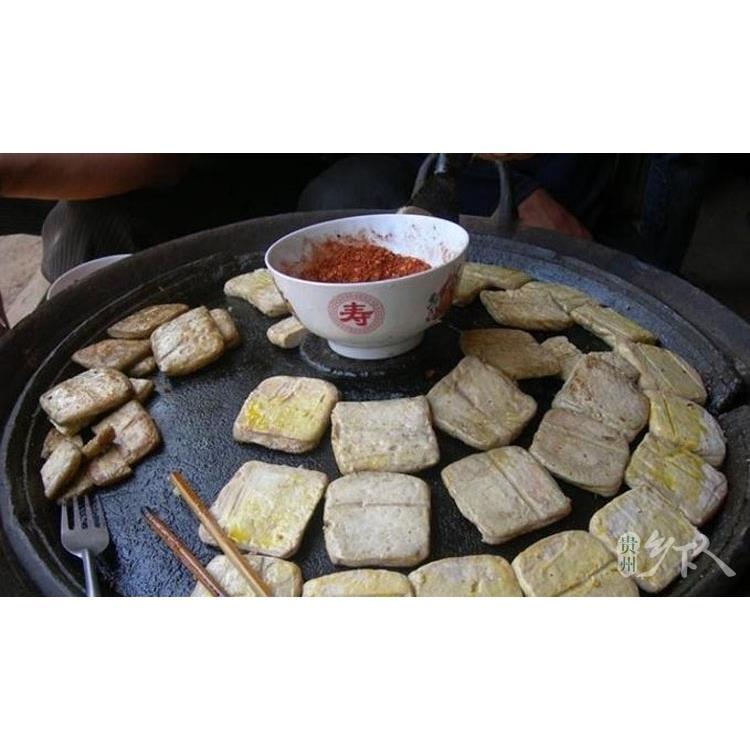 贵州毕节大方特产小吃臭豆腐大片48片900克正宗干碱手撕豆腐 包邮