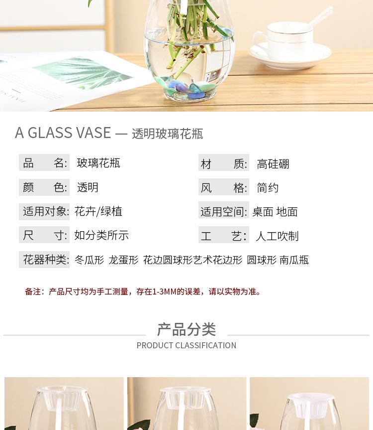 水培植物玻璃瓶綠蘿花瓶花盆玻璃圓球水養魚缸器皿容器送定制欄 露天拍賣