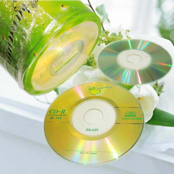 香蕉3寸cd-r刻录盘 8cm小光盘/空白光盘/215mb/迷你光碟