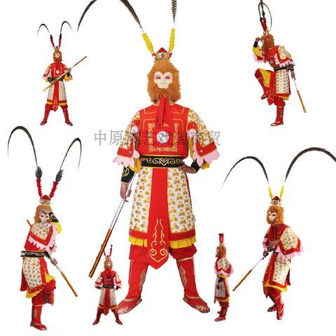 齐天大圣服装孙悟空战袍cos真人可穿斗战胜佛铠甲版演出服装