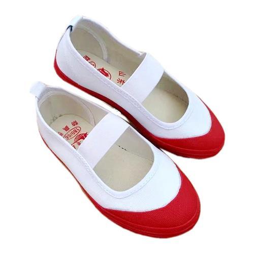 一双山东鲁泰女式单鞋白色护士鞋舞鞋舞蹈休闲鞋工作布鞋正版防臭