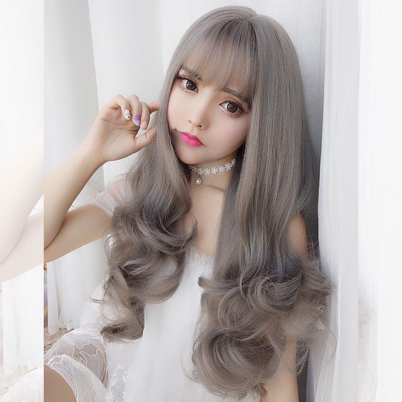 假发女长卷发 大波浪全头套韩版空气刘海长发可爱女生网红假发套