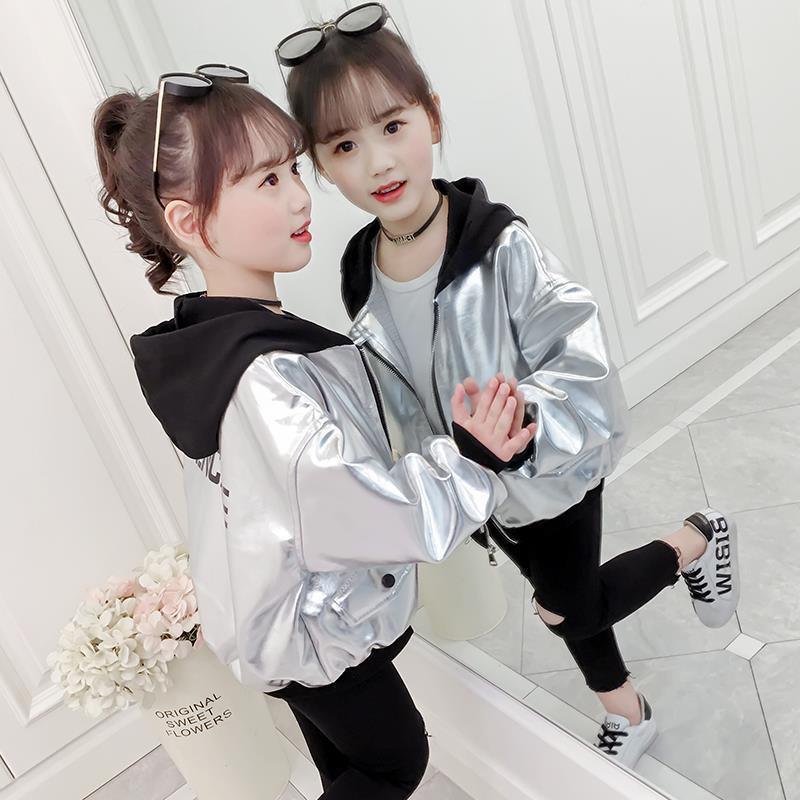 Girls' Autumn jacket new children's jacket Korean little girls' spring Yangqi net Red Baseball Jacket