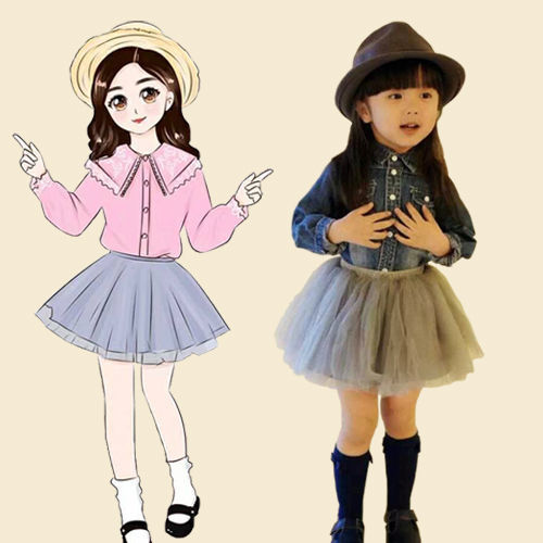 Girls' skirt baby Mini princess skirt baby shawl gauze skirt dance skirt children's Korean half length skirt short skirt