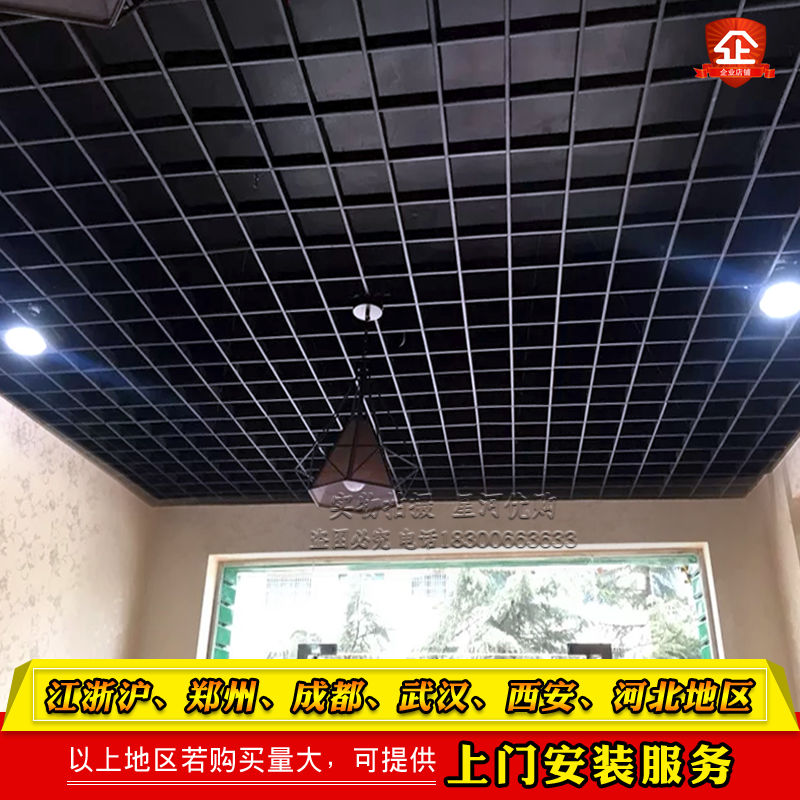 铝格栅铁格栅吊顶塑料格栅 网格吊顶格子天花装饰材料葡萄架吊顶