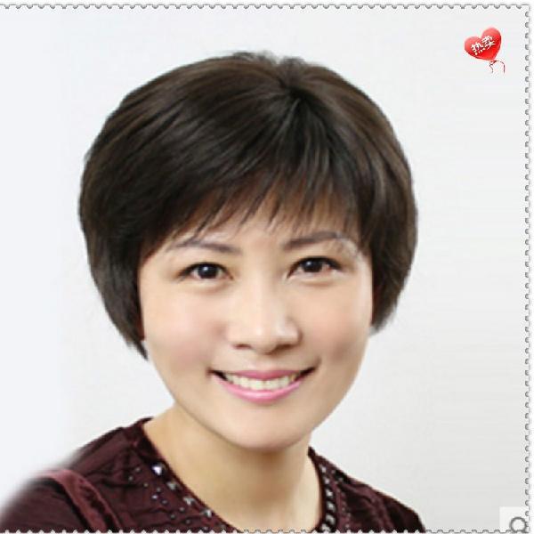 假发女短发中老年 送妈妈短发蓬松自然老年人奶奶仿真发丝假发套