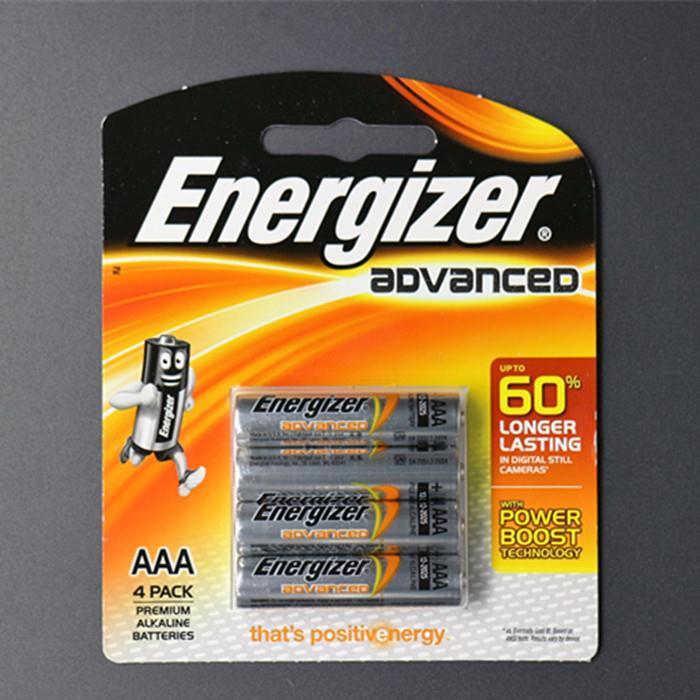 energizer劲量钛合金无汞碱性电池7号aaa lr03 x92 rp-4产地美国