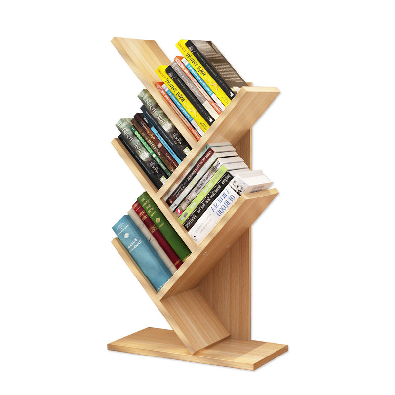 Tree bookshelf on parcel post desk children's simple shelf