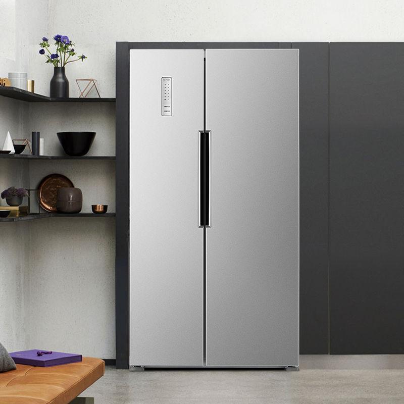 奥马冰箱双开门452l风冷无霜家用对开双门大容量电冰箱bcd452wk