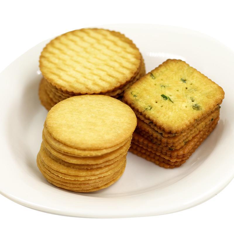 106012-伟龙饼干香葱鸡片香浓牛奶500g混合散装薄脆小饼干整箱批发零食-详情图