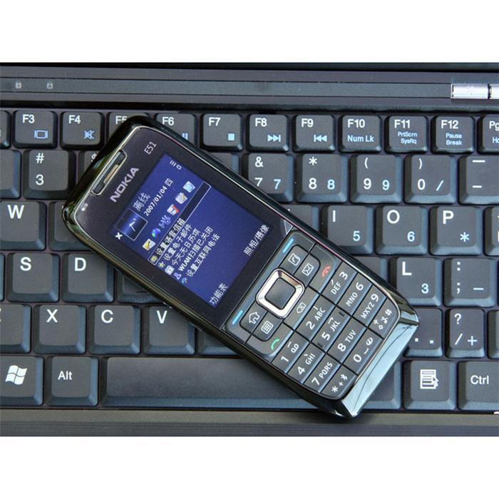 nokia/诺基亚 e51经典怀旧无摄像头保密工厂wifi无线安全智能手机