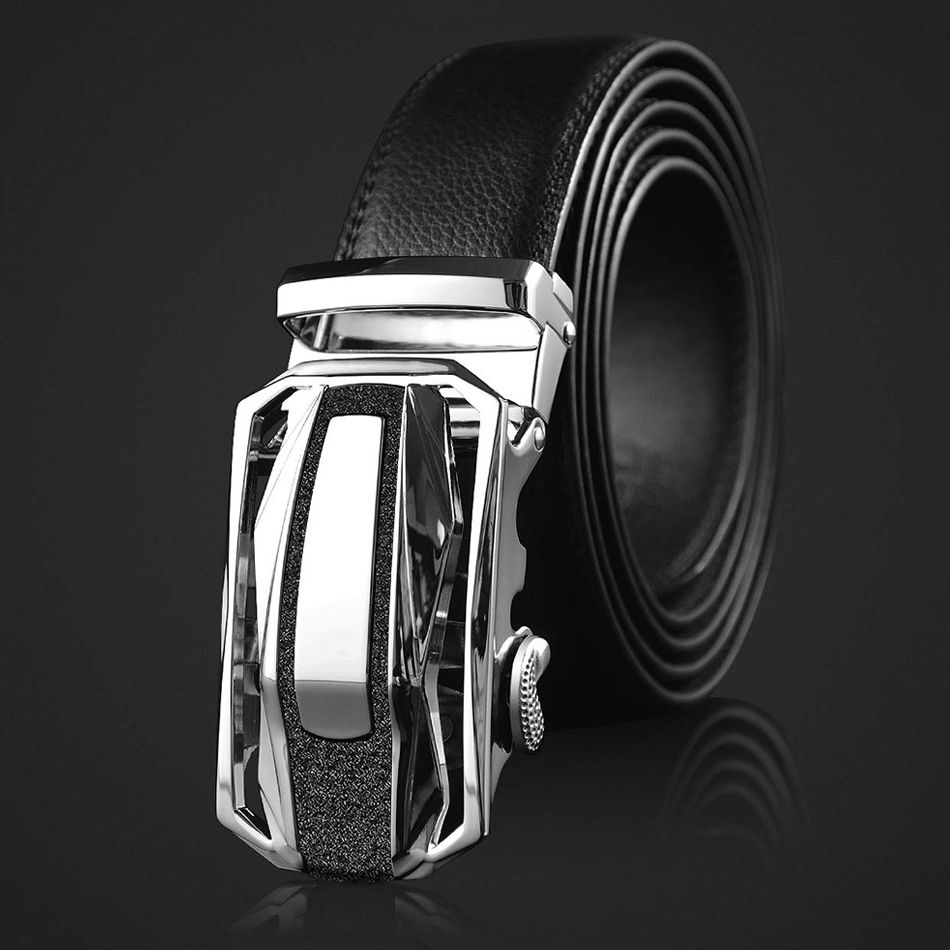 皮带男士真皮自动扣腰带年轻人裤带中青年商务时尚百搭韩板裤带潮