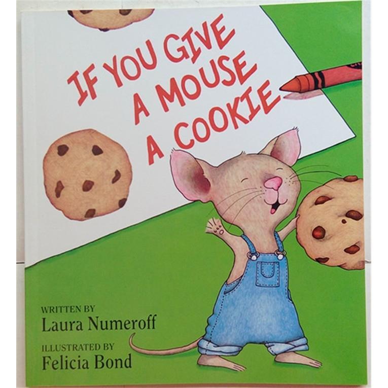 要是你给老鼠吃饼干英文英语版绘本if you give a mouse a cookie