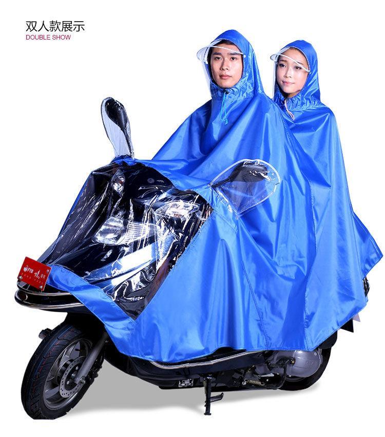 雨衣电动车摩托车雨披电瓶车成人加大骑行雨披遮脚单人双人男女士