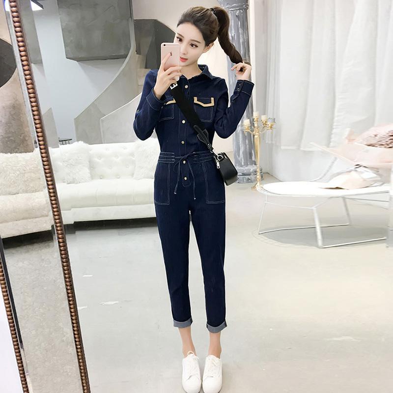 New slim jeans Jumpsuit for women in early autumn of 2020