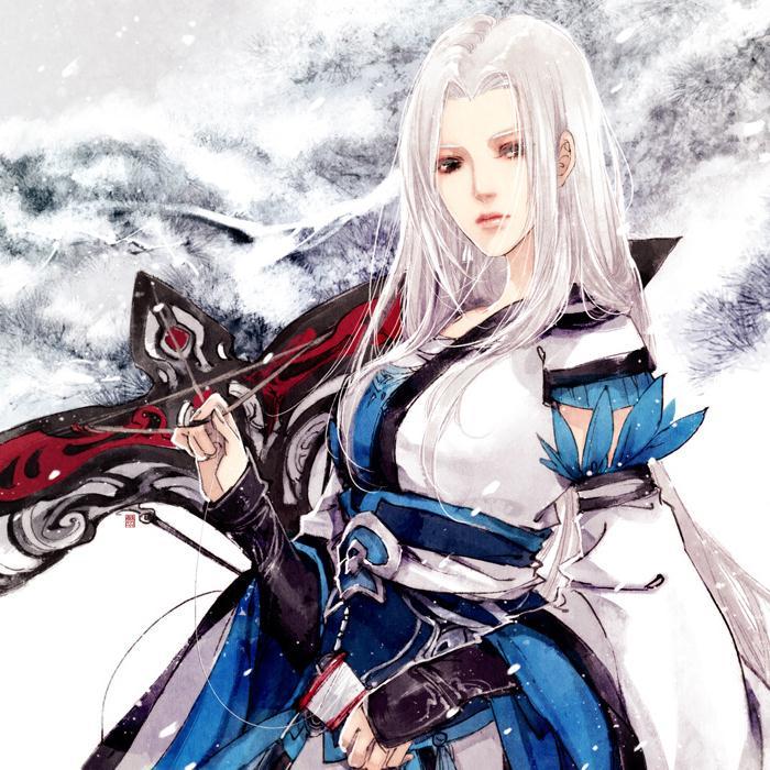 伊吹五月古风 线稿合集 心战/归去来/剑三 游戏原画 资料图集素材