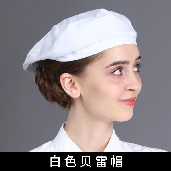 Hotel waiter beret female western restaurant work hat catering restaurant kitchen chef hat summer fashion hat