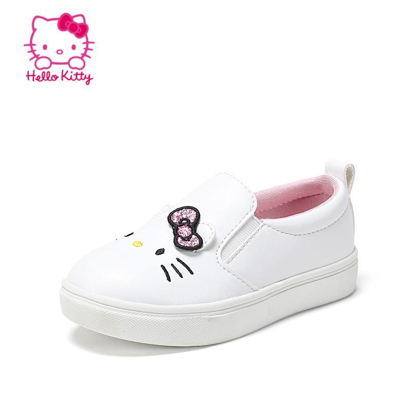 hellokitty春秋新款乐福鞋1118131901卡通运动休闲鞋女童鞋