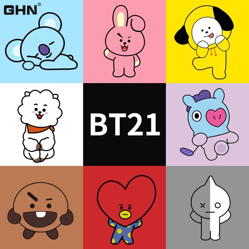 bts防弹少年团bt21短袖t恤男女粉丝应援服学生卡通动漫周边衣服潮