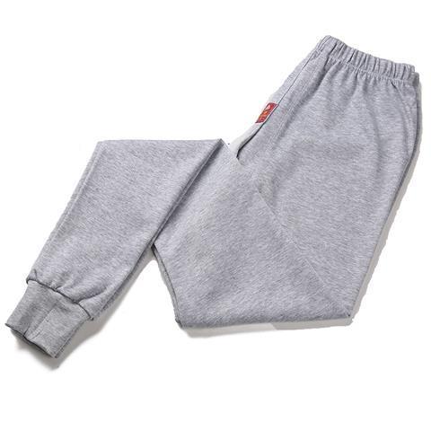 Middle-aged and elderly long johns men's pure cotton plus fat plus size loose cotton wool trousers one piece thin section bottoming warm underpants