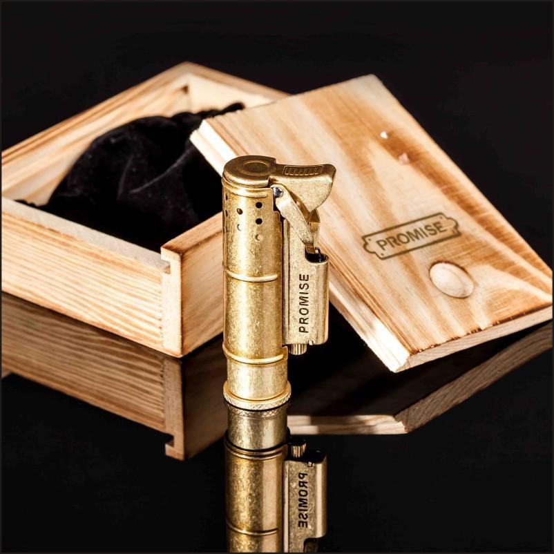 百诚promise百诺战壕纯铜打火机复古创意便携防风煤油个性打火机