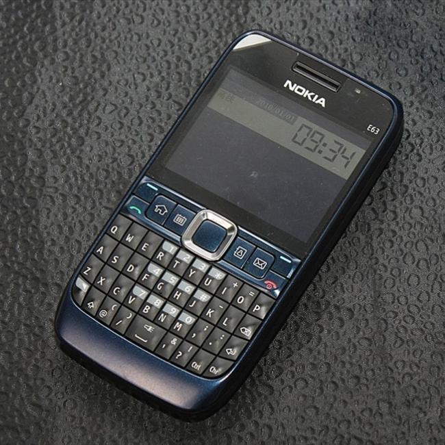 nokia/诺基亚 e63直板经典怀旧全键盘按键小学生戒网备用功能手机