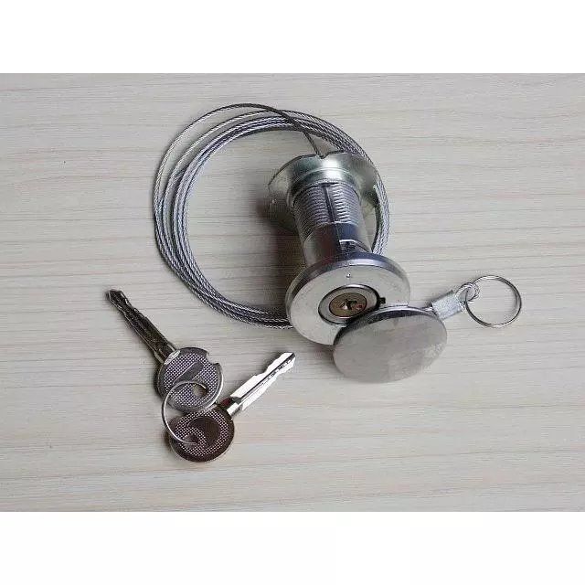 新款库电动车应急锁手动遥控车库应急电动锁芯卷帘门锁通用铜锁门【2