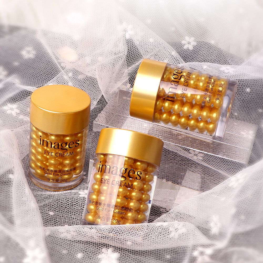 金眼霜熬夜去黑眼圈眼袋细纹紧致补水保湿滚珠走珠男女眼部精华霜
