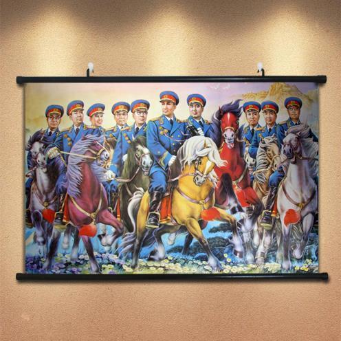 伟人画像开国十大元帅十大将军一代元戎室内装饰贴画年画海报墙画